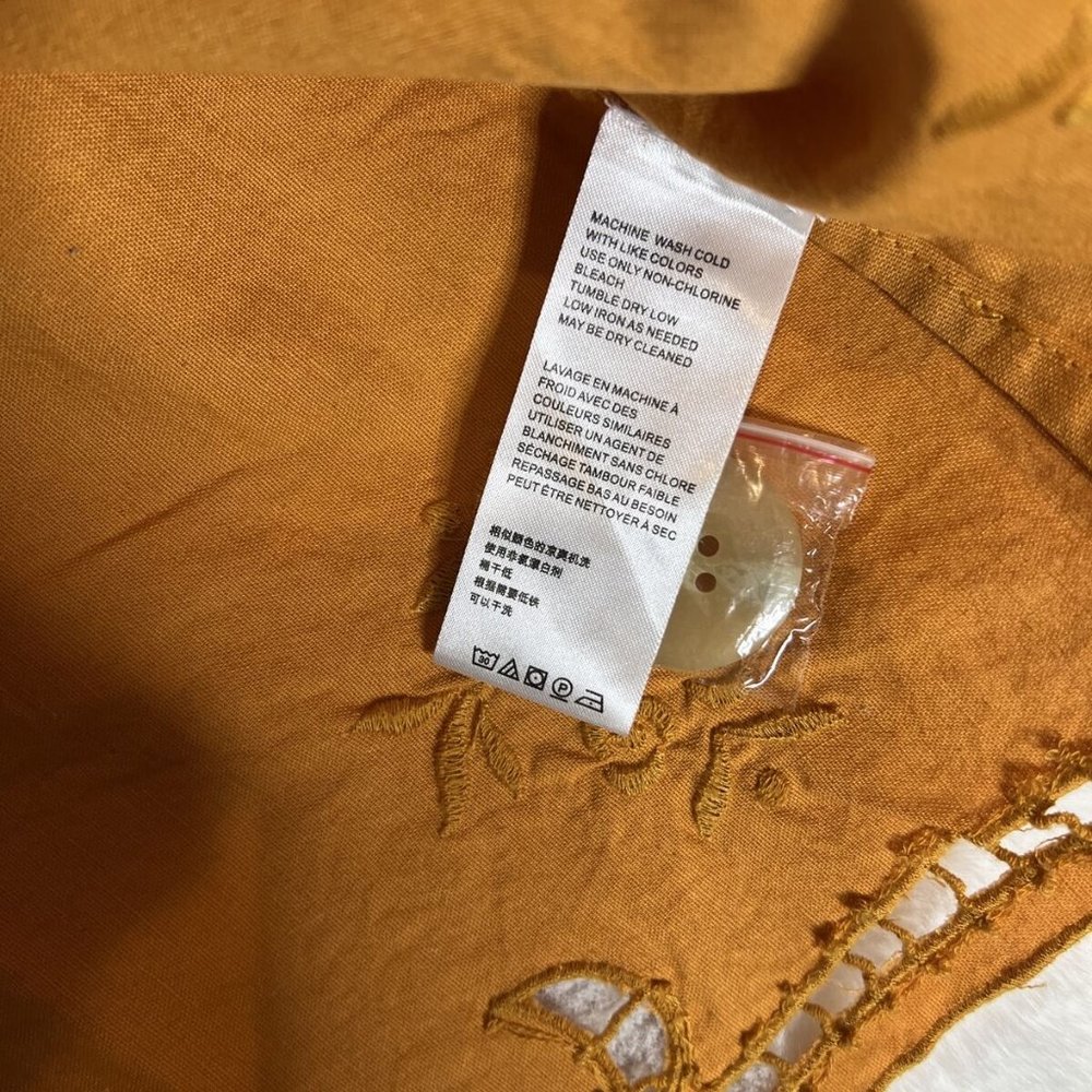 Free People Susanna Cutwork Longline Duster Jacket Sizes XS Festival Statement - Picture 4 of 14